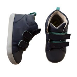 Ten Little Navy Blue Hi-Top Sneakers size 11